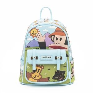 NEW WondaPop x Paul Frank Monkey Bag Vegan Leather Mini Fashion Backpack